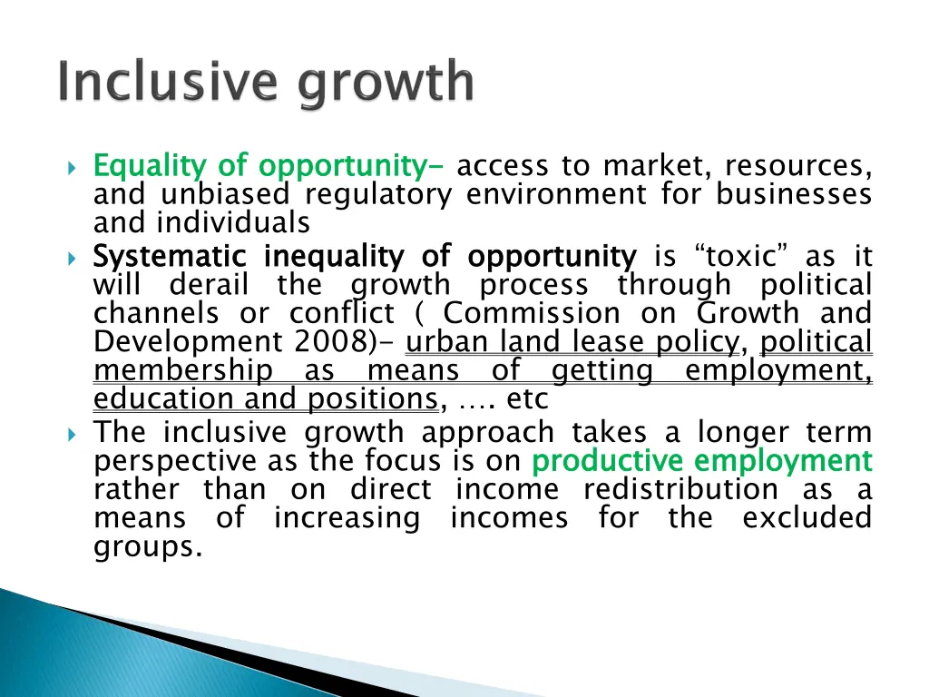 equality and unbiased regulatory environment