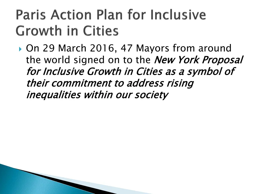 on 29 march 2016 47 mayors from around the world