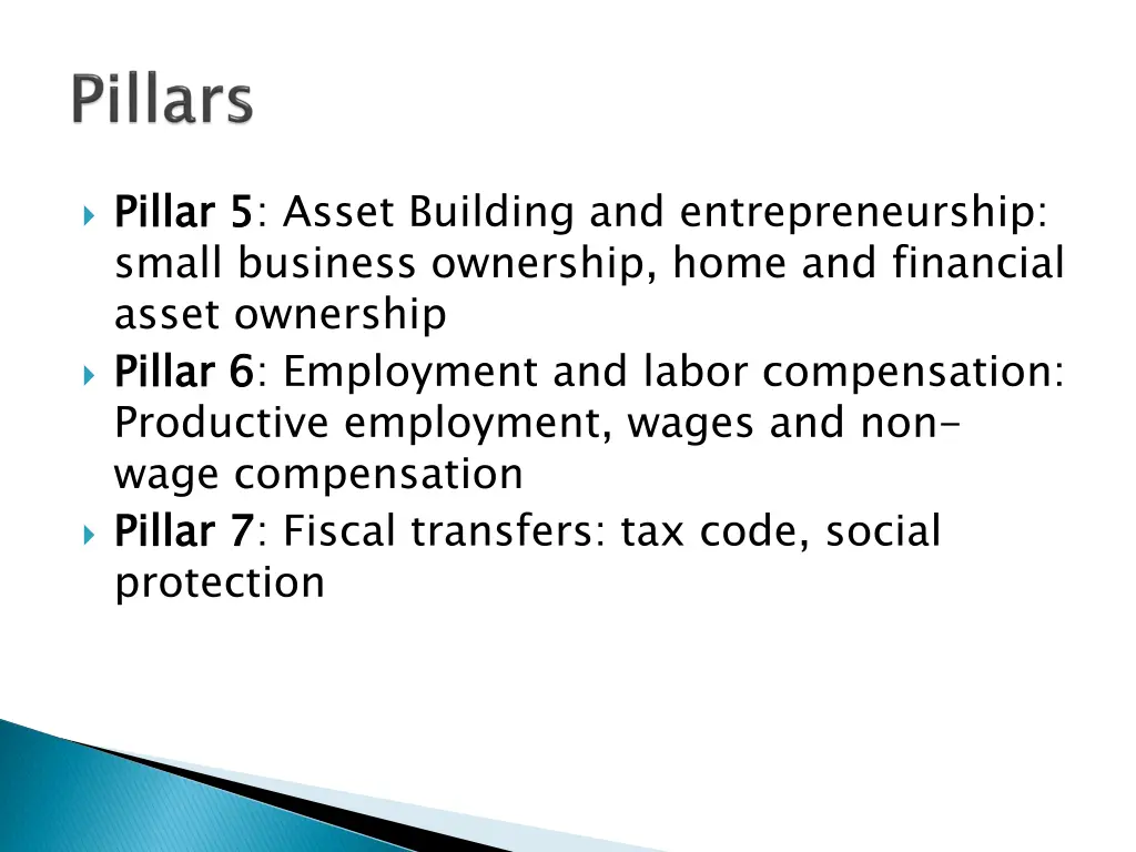 pillar 5 small business ownership home