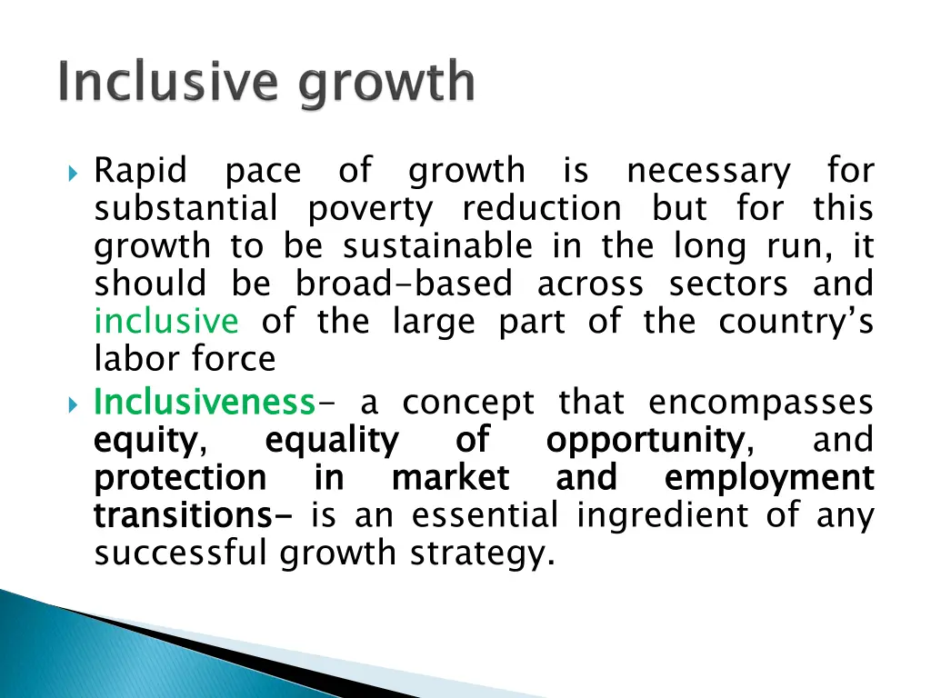 rapid substantial poverty reduction but for this