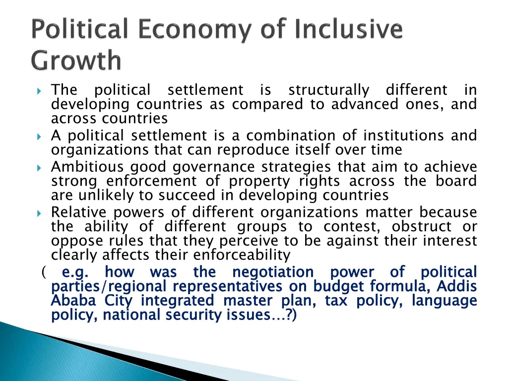 the developing countries as compared to advanced