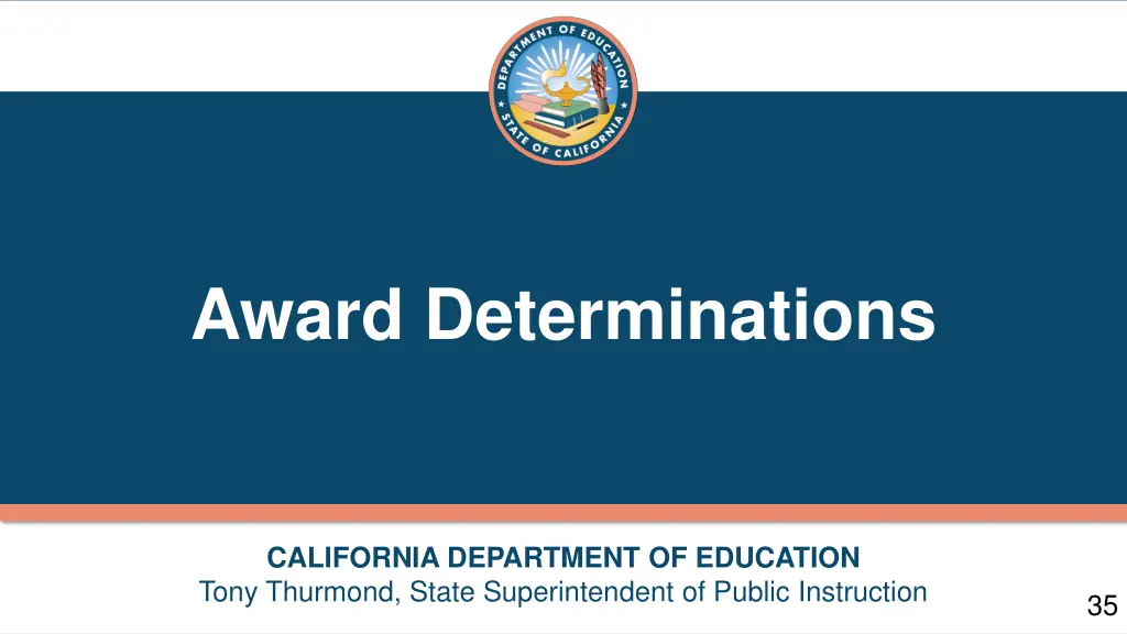 award determinations
