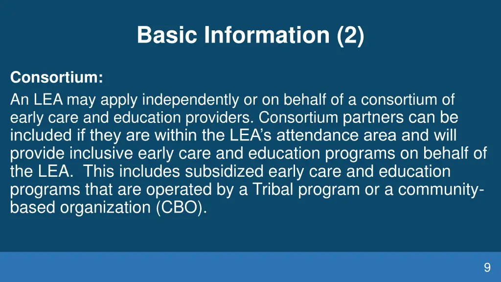 basic information 2