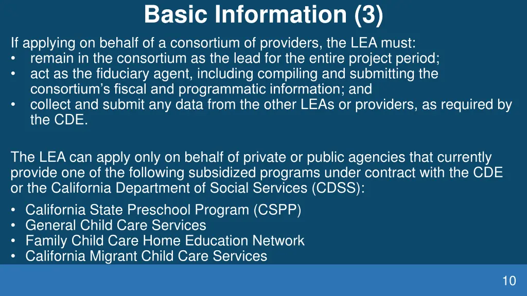 basic information 3