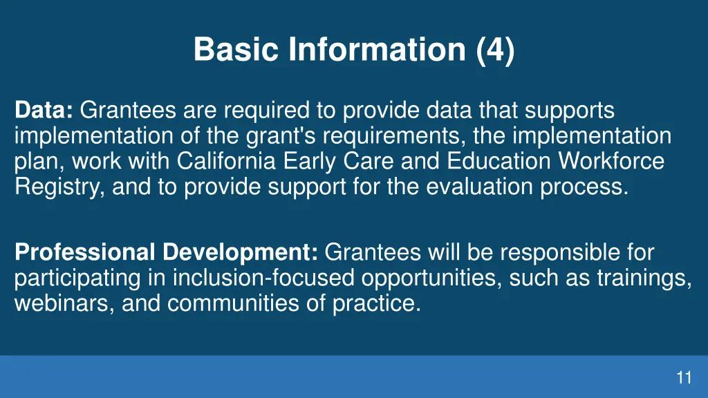 basic information 4
