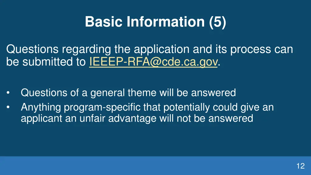 basic information 5