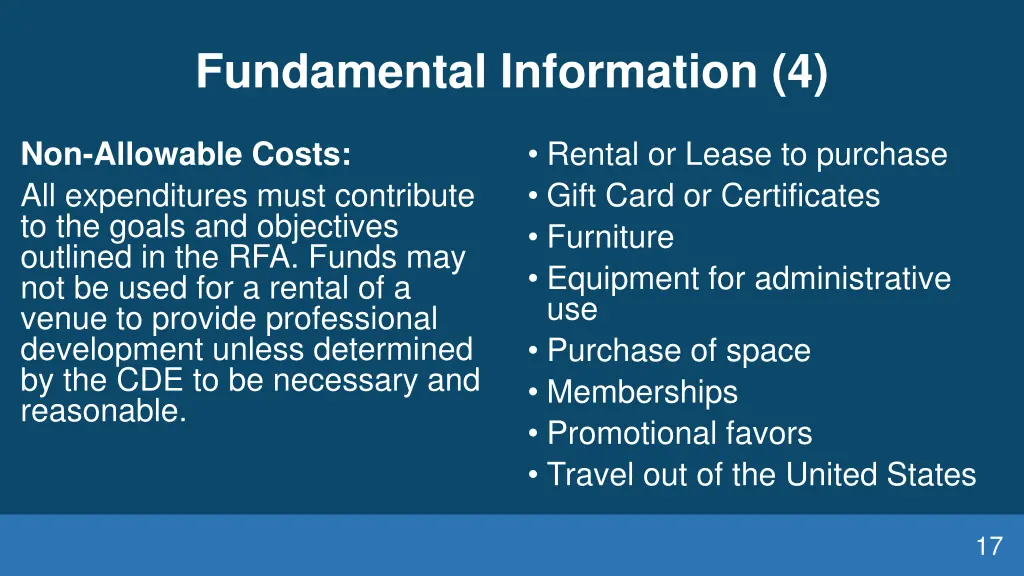 fundamental information 4
