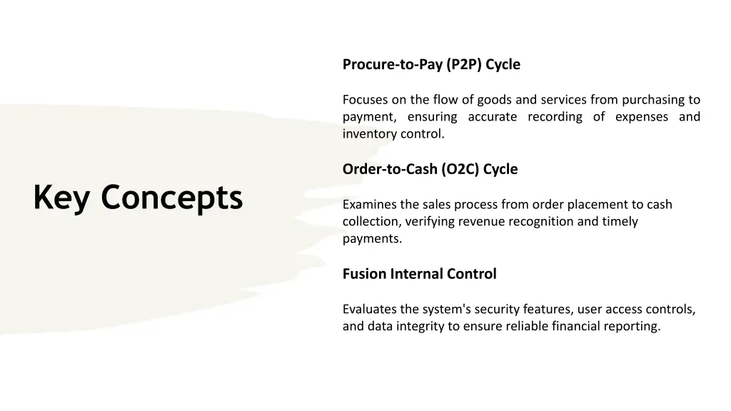 procure to pay p2p cycle
