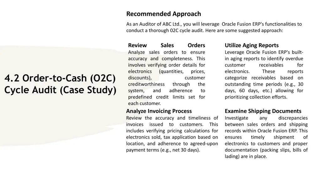 recommended approach 1