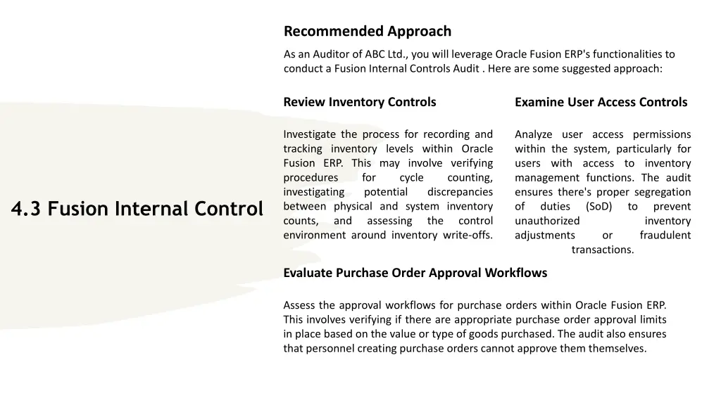 recommended approach 2