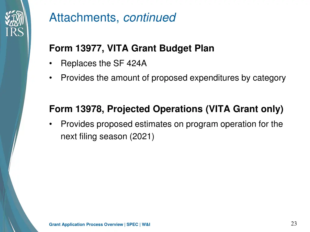 attachments continued 1