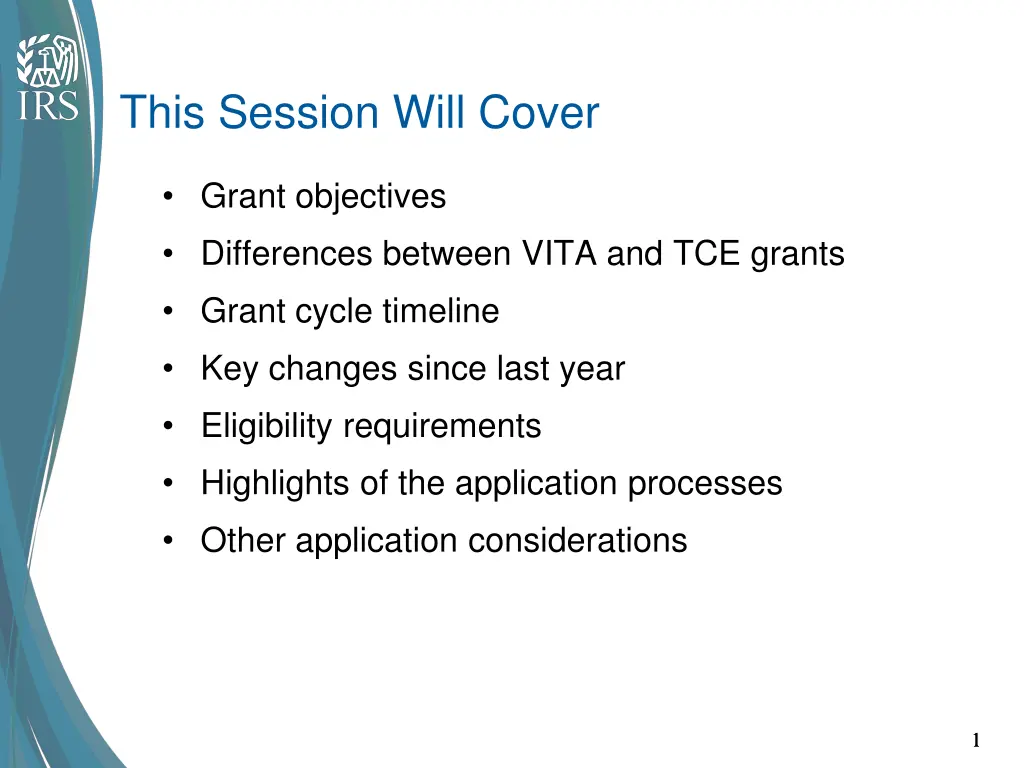 this session will cover