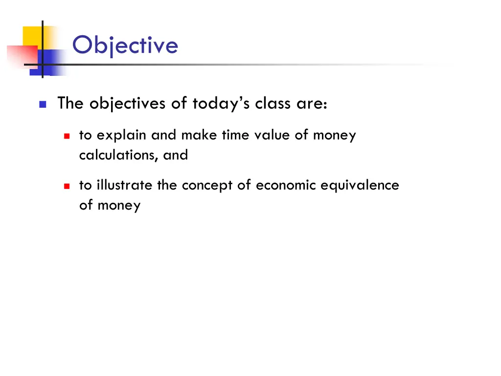 objective