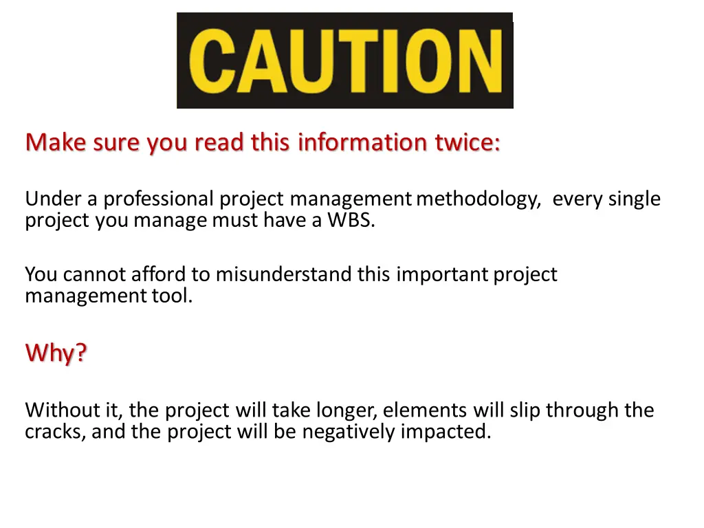make sure you read this information twice