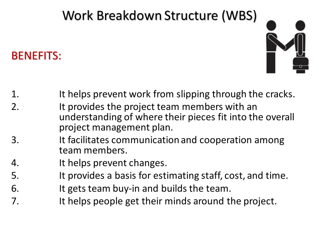 work breakdown structure wbs 10
