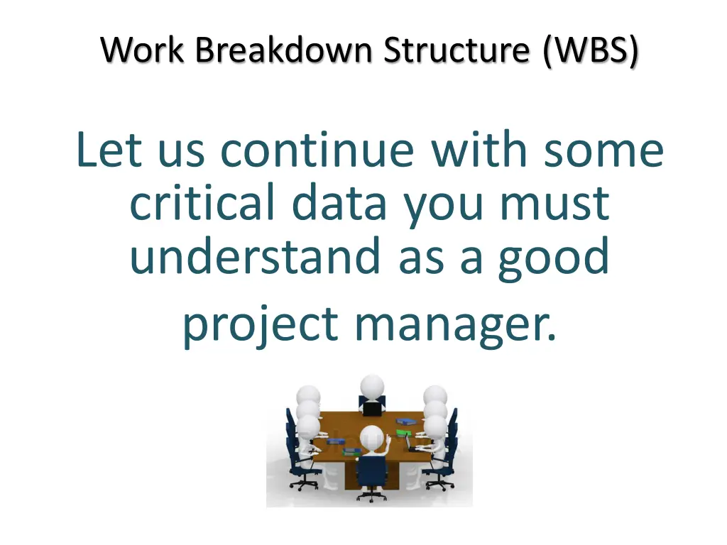 work breakdown structure wbs 3