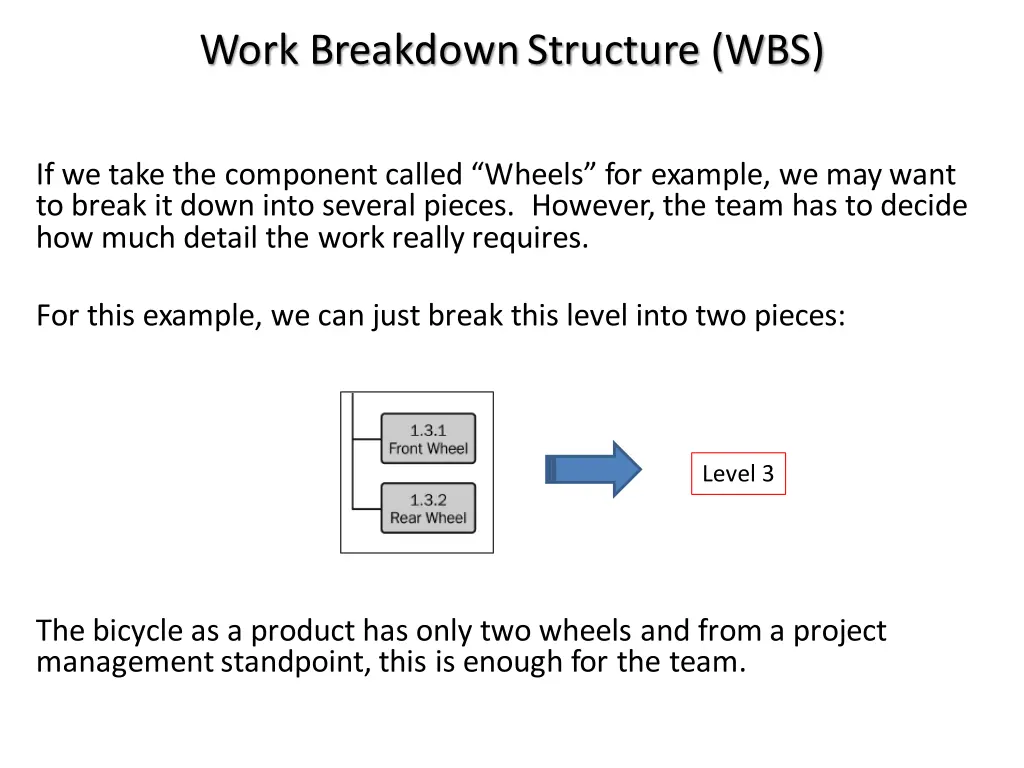 work breakdown structure wbs 6