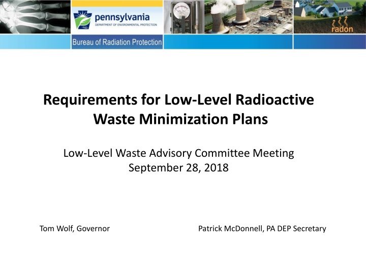 requirements for low level radioactive waste