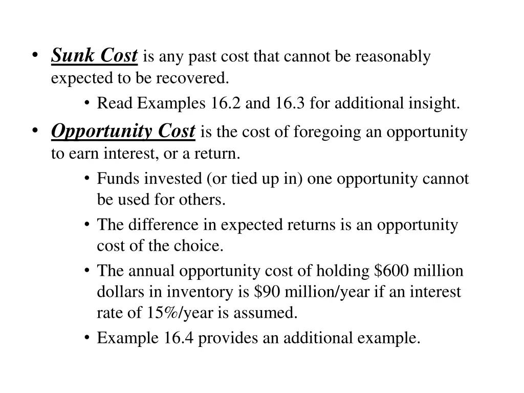 sunk cost is any past cost that cannot