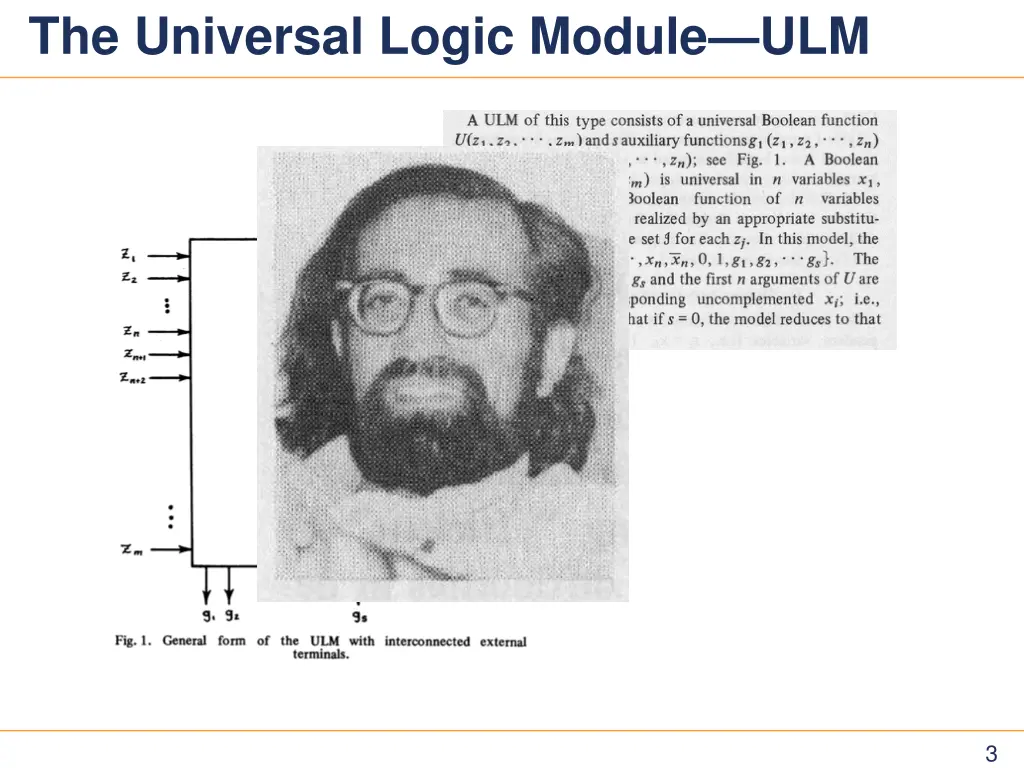 the universal logic module ulm