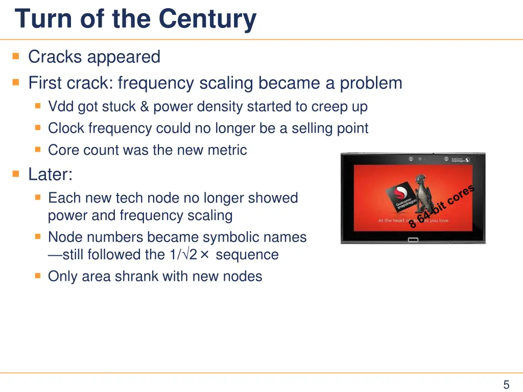 turn of the century cracks appeared first crack
