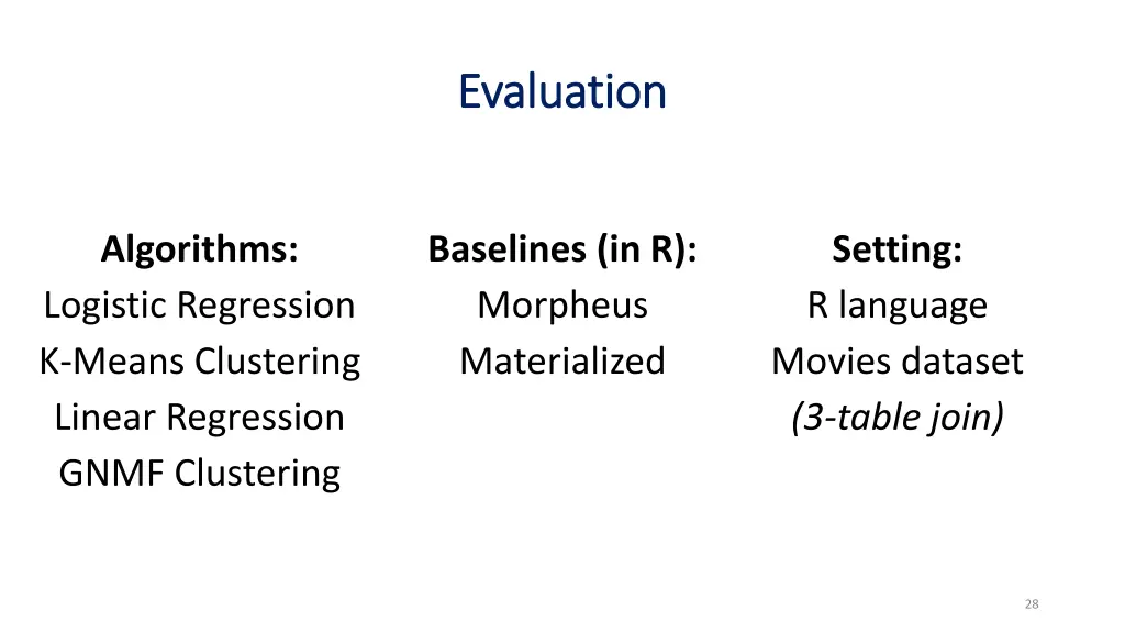 evaluation evaluation