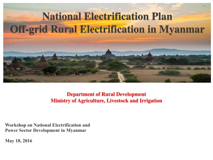 national electrification plan off grid rural