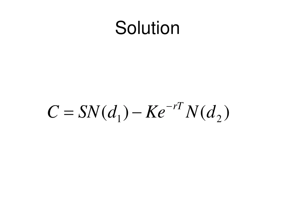 solution