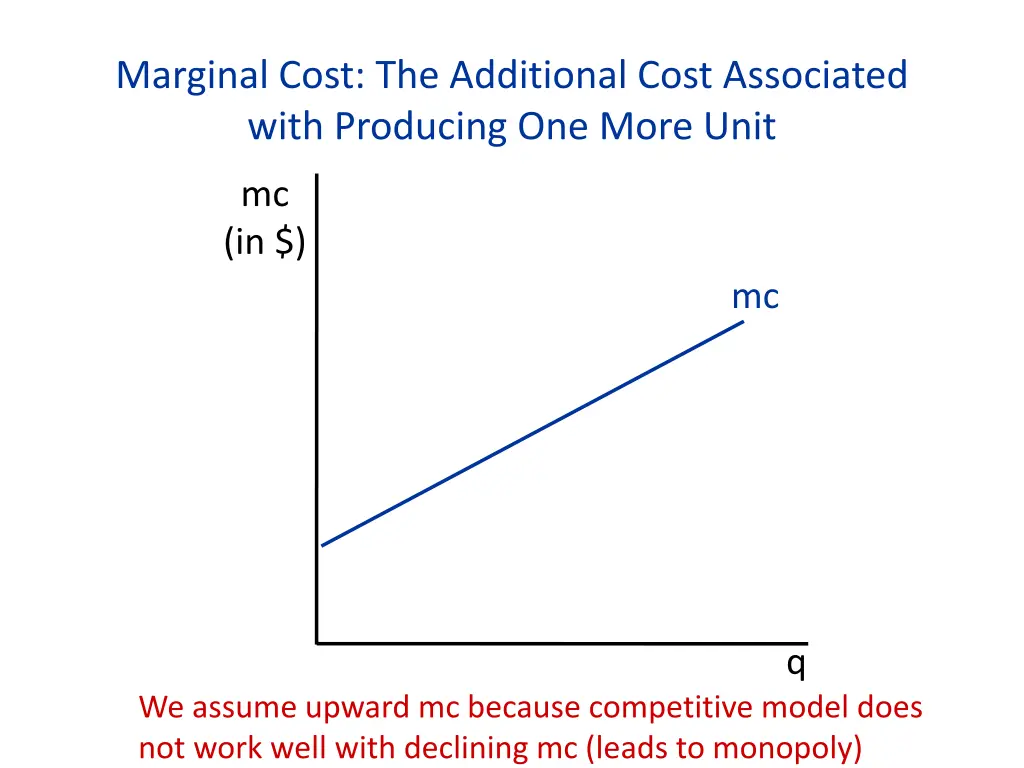 marginal cost the additional cost associated with 3