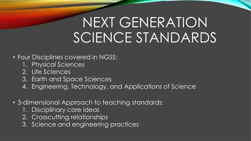 next generation science standards