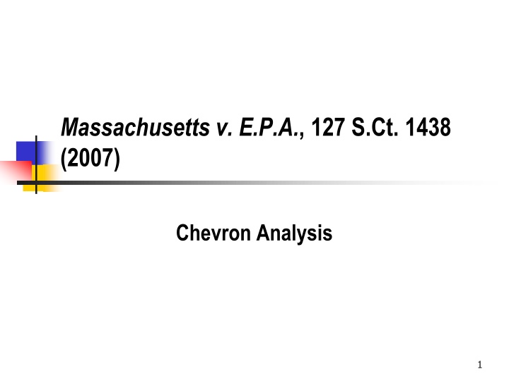 massachusetts v e p a 127 s ct 1438 2007