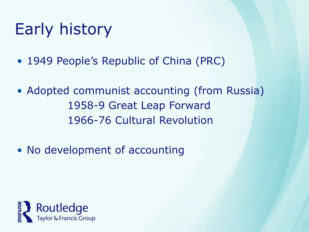 early history