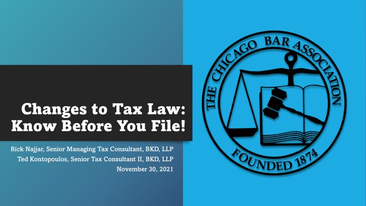 changes to tax law know before you file