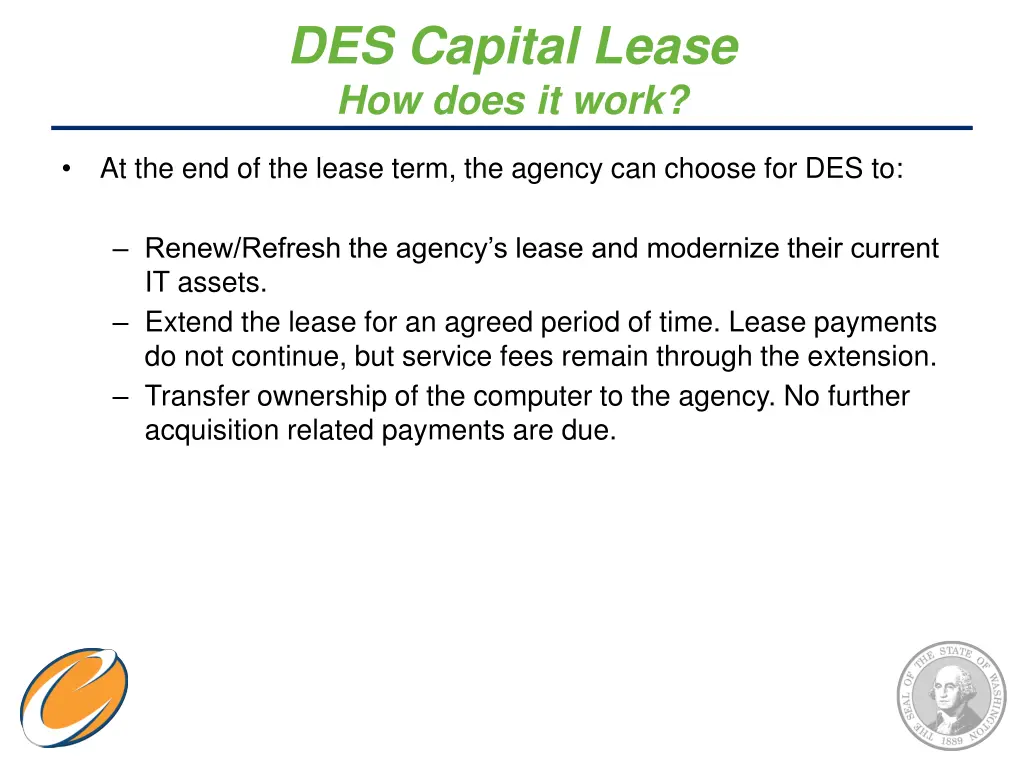 des capital lease how does it work 1