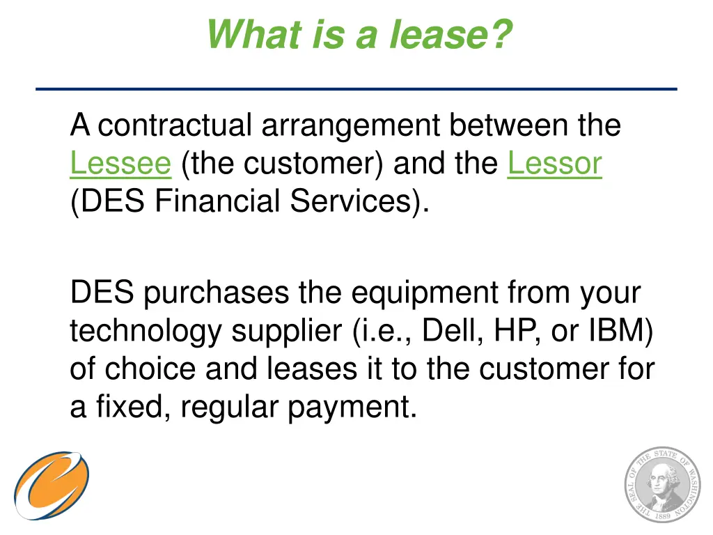 what is a lease