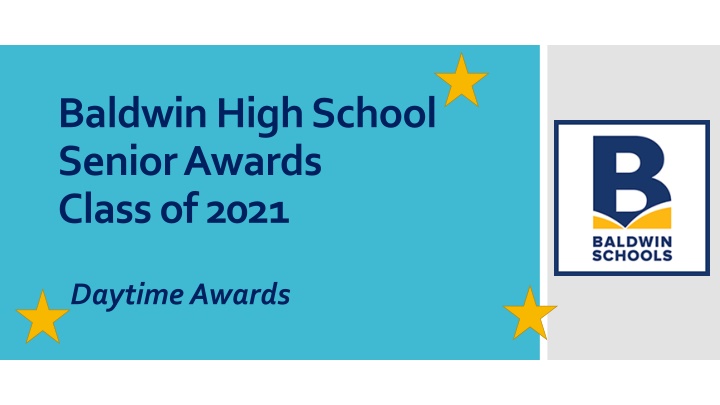 baldwin high school senior awards class of 2021