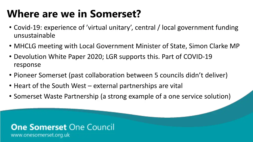 where are we in somerset covid 19 experience