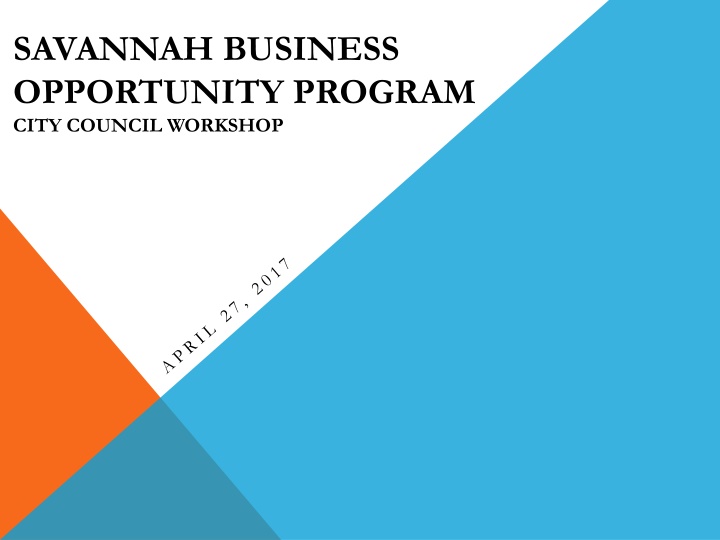 savannah business opportunity program city