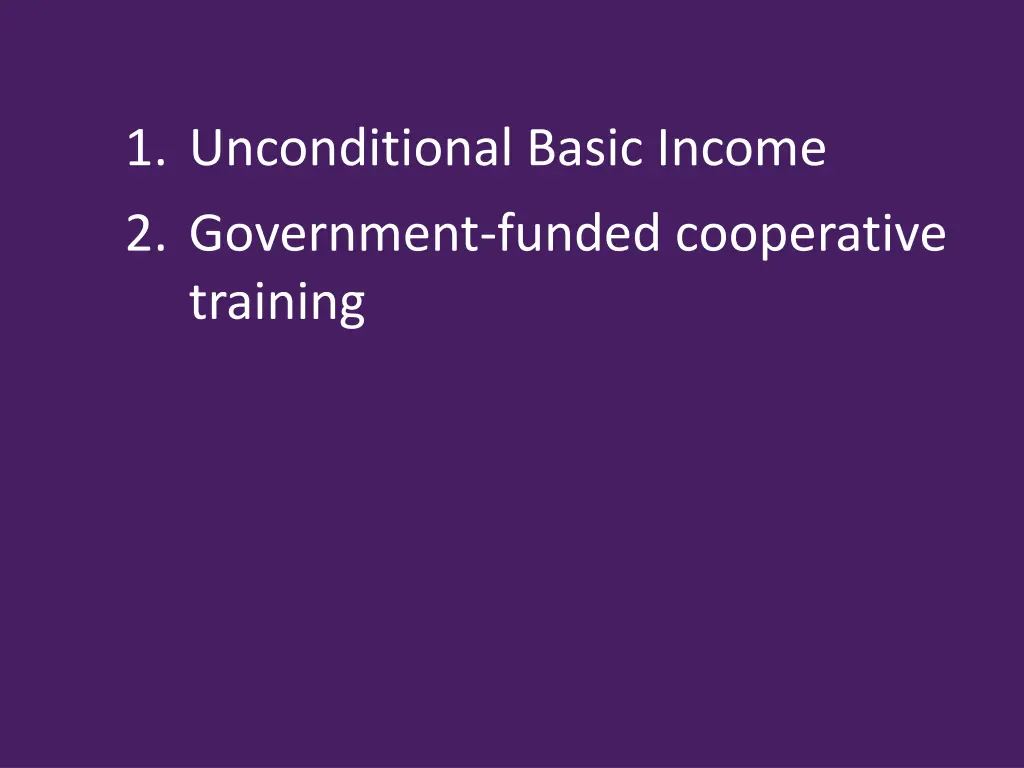 1 unconditional basic income 1