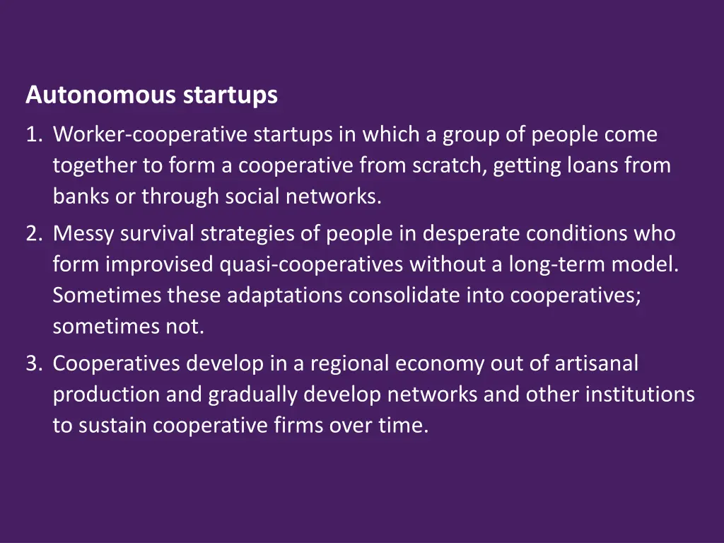 autonomous startups 2