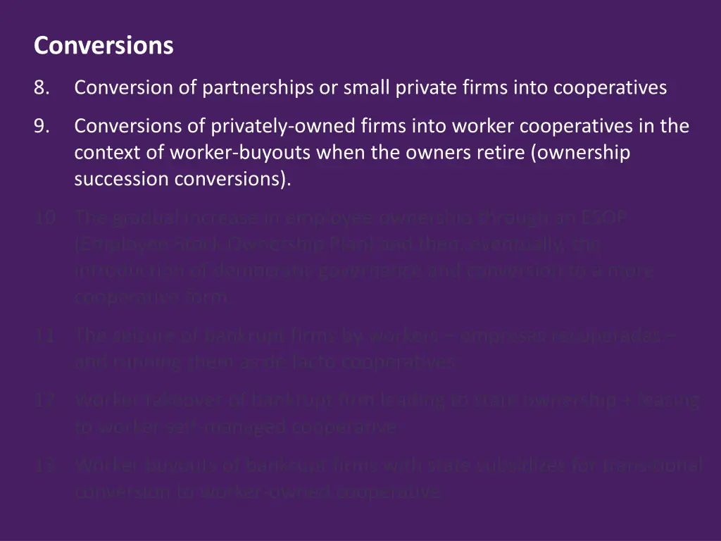 conversions 1