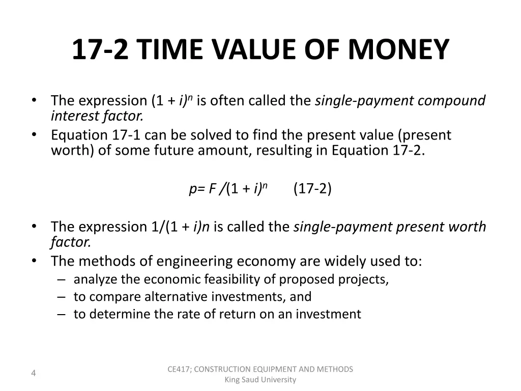 17 2 time value of money 1