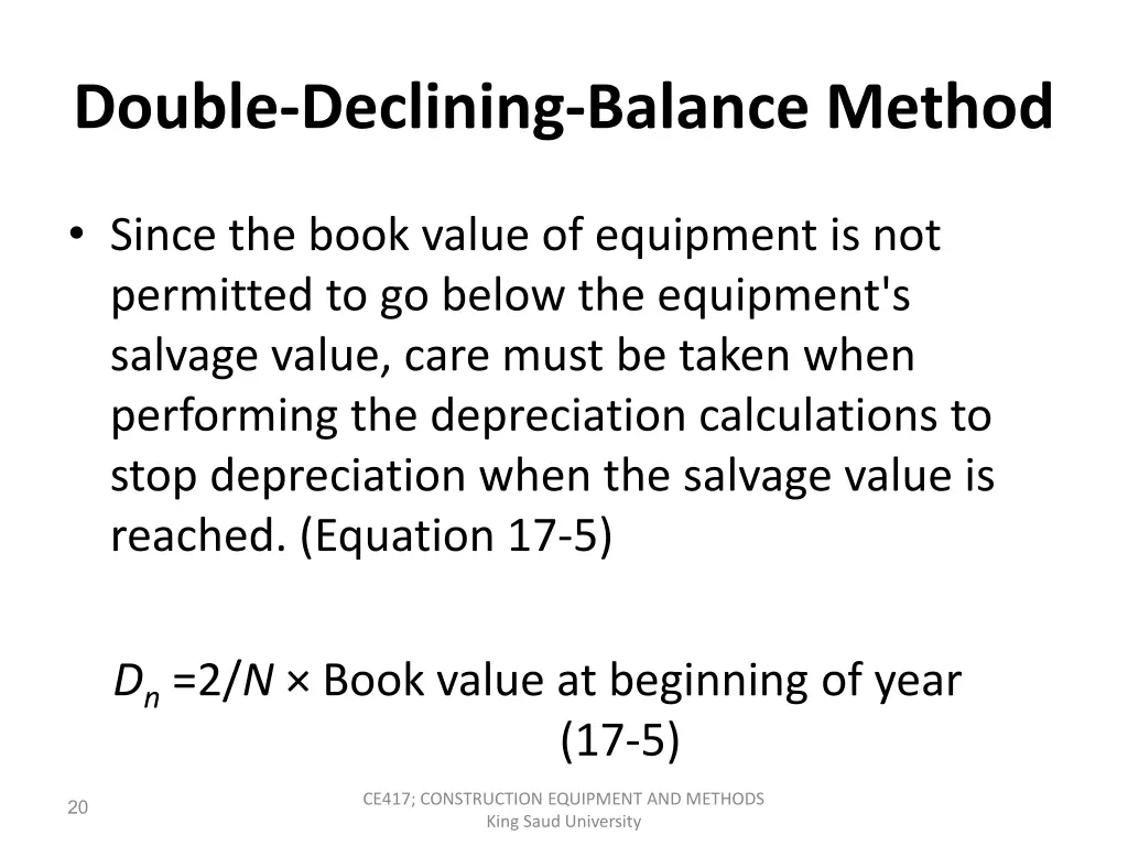 double declining balance method 1