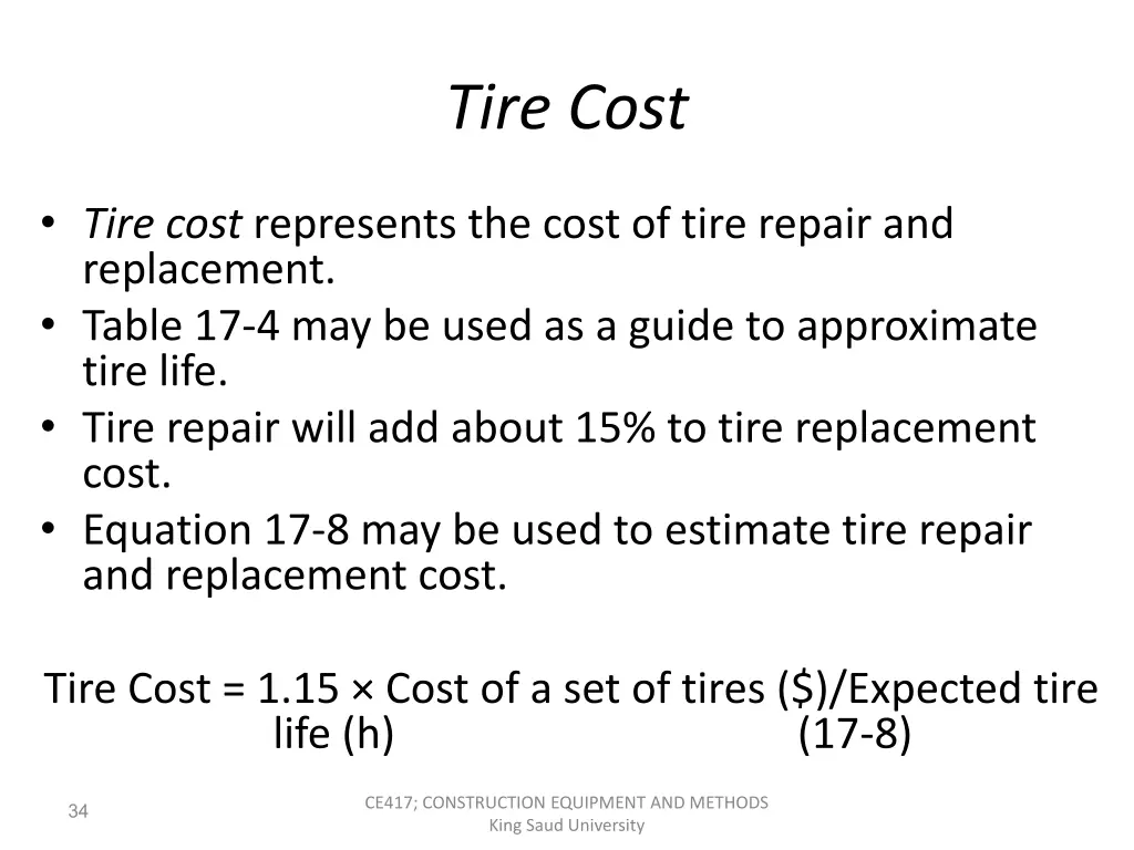 tire cost