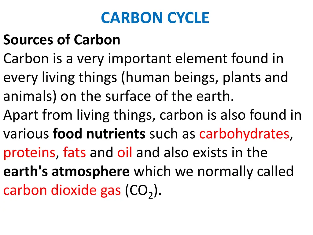 carbon cycle 1