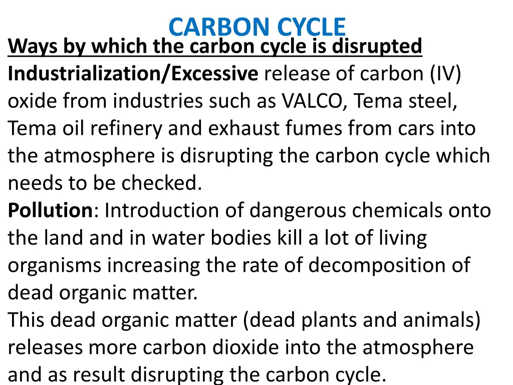carbon cycle 15