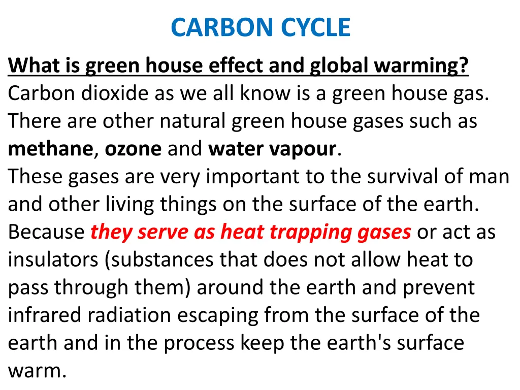 carbon cycle 18