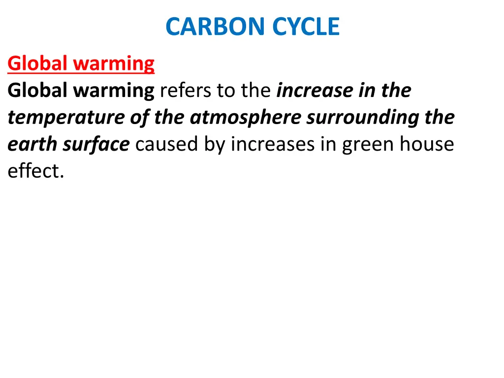 carbon cycle 20