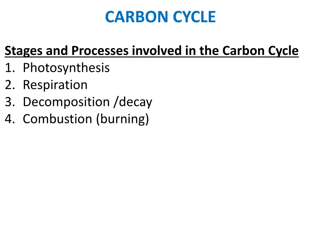 carbon cycle 6
