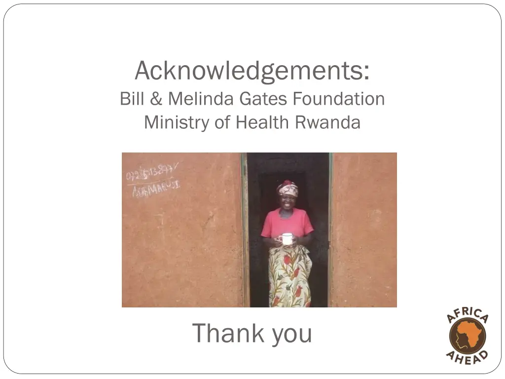 acknowledgements bill melinda gates foundation